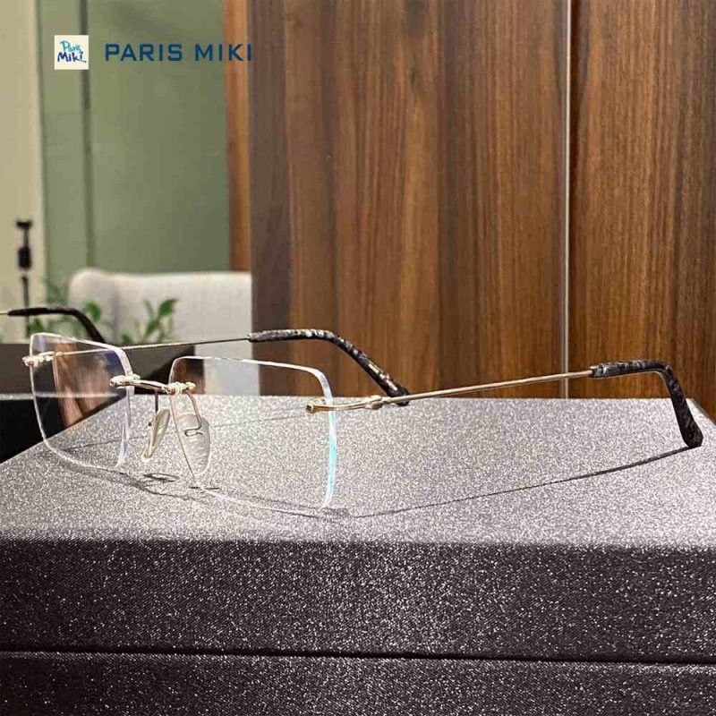 Gọng kính vàng đúc 14k PARIS MIKI K14WG