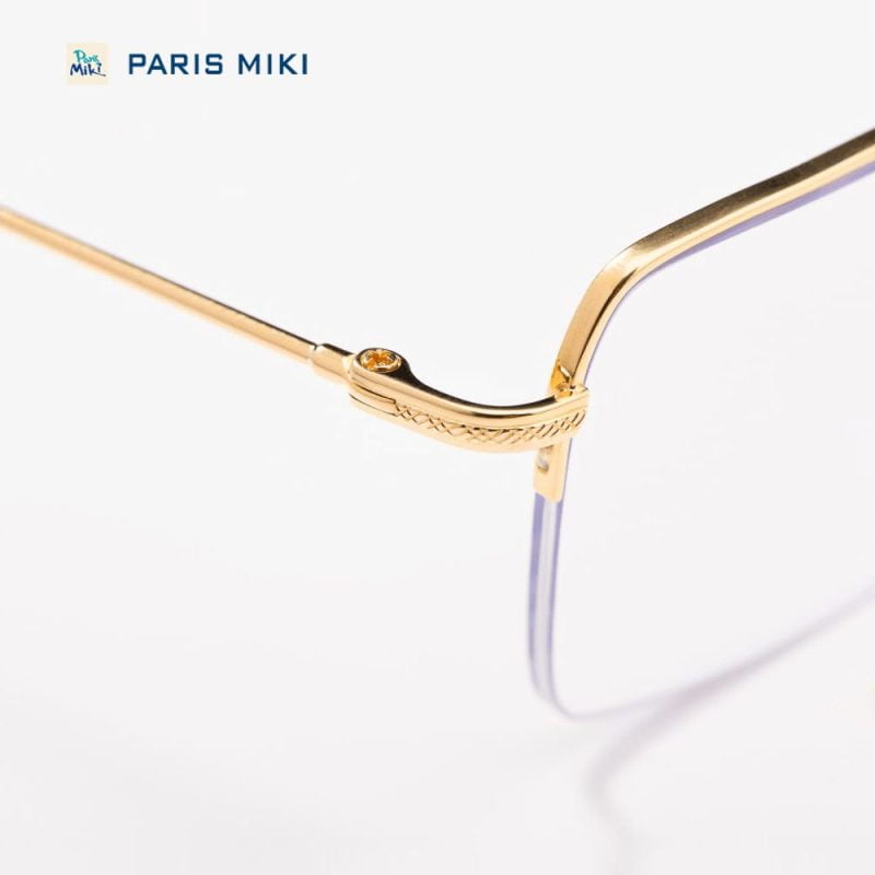 Gọng kính vàng đúc 18k PARIS MIKI f54-16-142-2