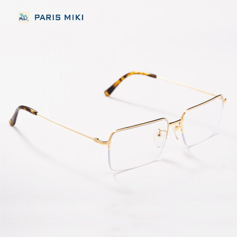 Gọng kính vàng đúc 18k PARIS MIKI f54-16-142