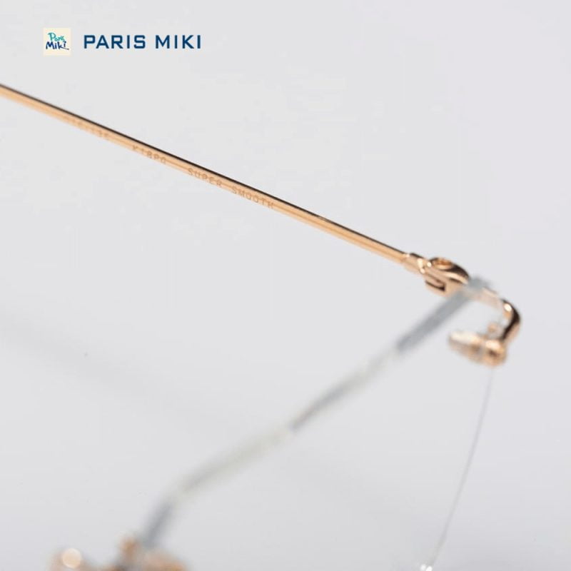 Gọng kính vàng hồng 18K Paris Miki F16-135-04