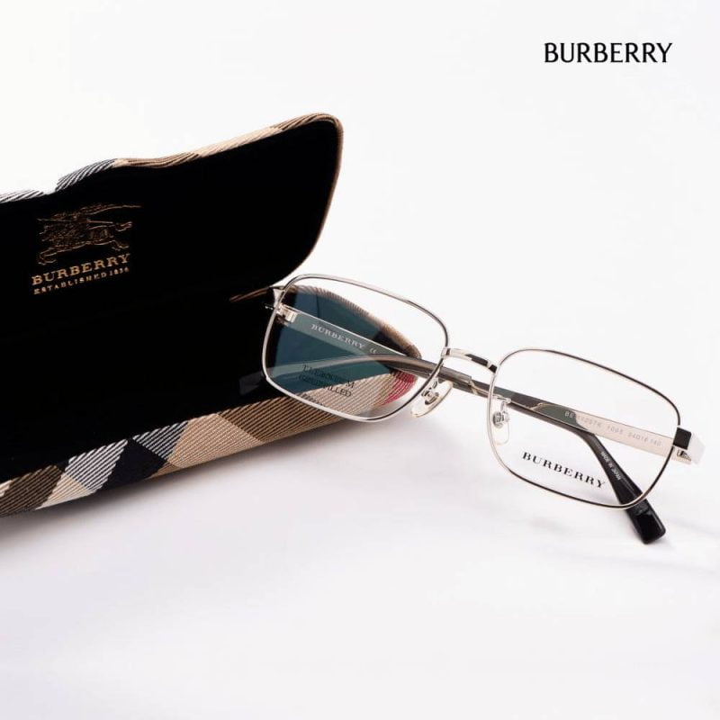 Gọng kính Burberry liền vành bọc vàng 12K BE 1125TK-01