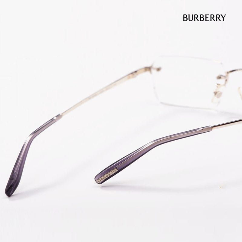 Gọng kính khoan mạ PVD Burberry BE 1029T-02