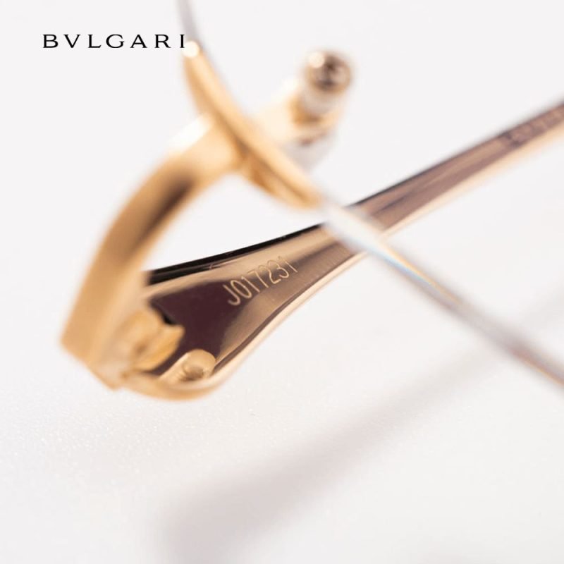 Gọng kính titan mạ vàng BVLGARI 203A-02