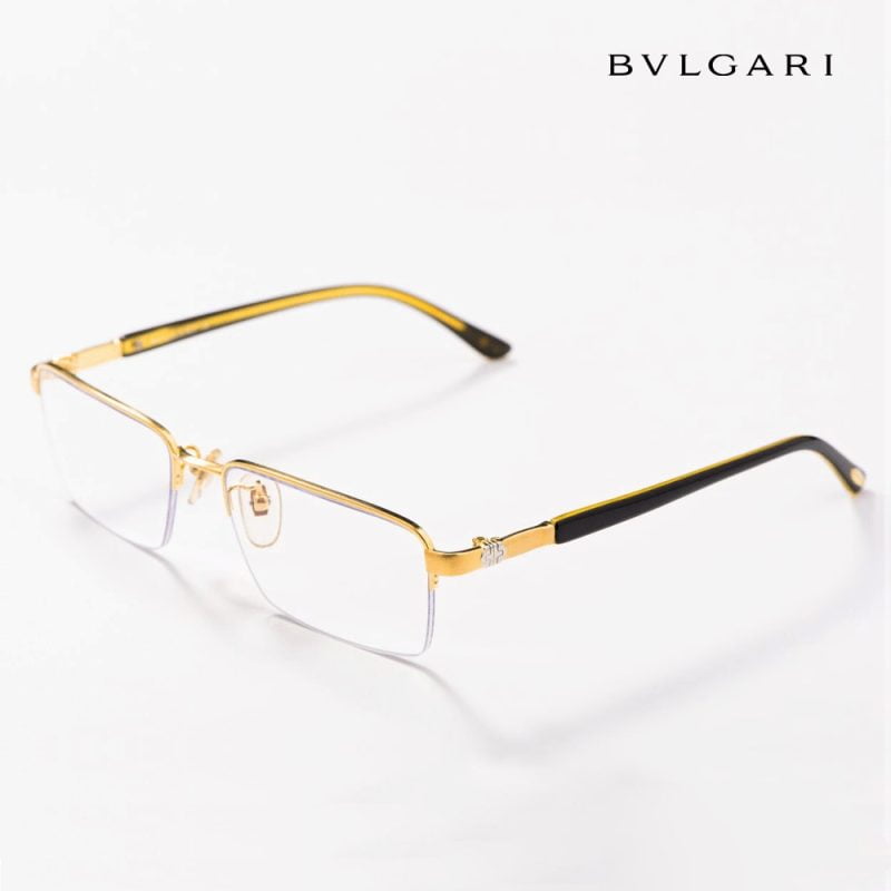 Gọng kính titanium mạ vàng BVLGARI 216T-01