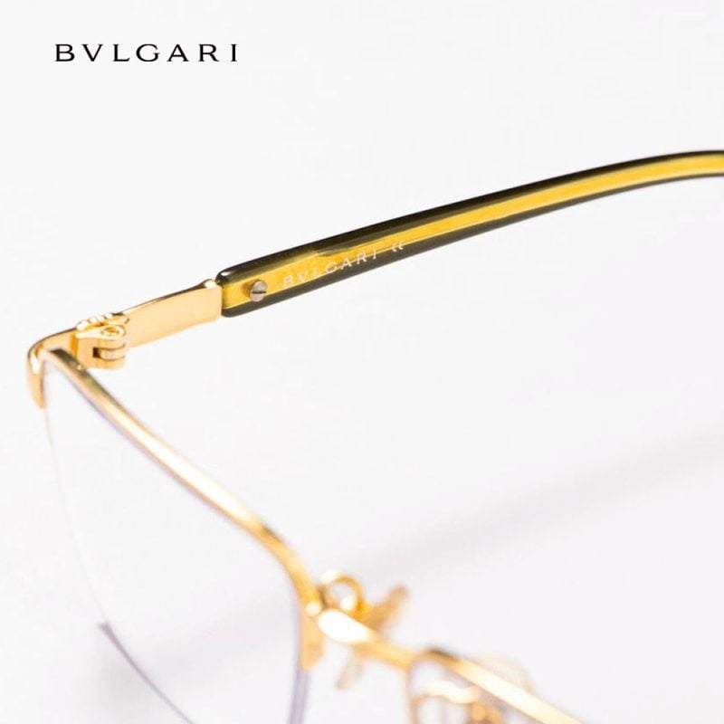 Gọng kính titanium mạ vàng BVLGARI 216T 160