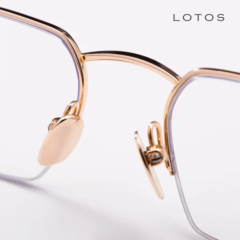 Gọng kính vàng lotos 18kt rose gold 14 kim cương-07