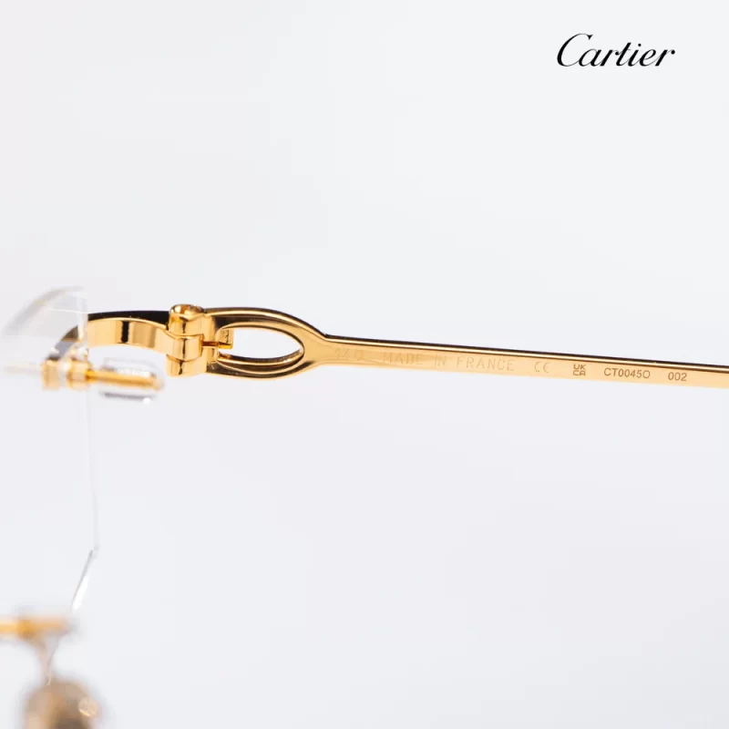 gọng kính cartier ct0045o 002 mạ vàng 3 mảnh-05